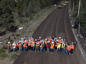 Capacitación sobre solución de pavimento sustentable para caminos básicos mediante estabilización química con cemento