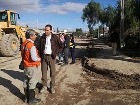 Director General de Obras Públicas recorrió zonas afectadas en la Región de Atacama