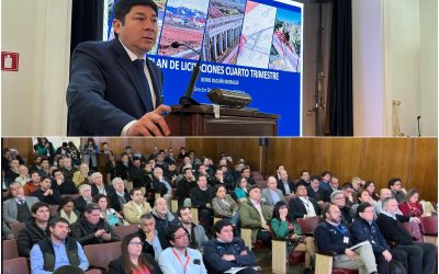 Director general de Obras Públicas presentó ante empresas contratistas cartera de licitaciones que podría generar 35 mil empleos al mes