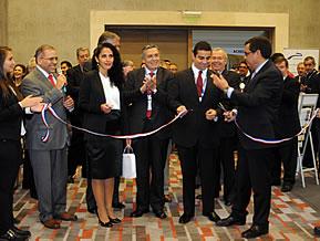 Director General de Obras Públicas y Director de Vialidad inauguran Congreso Internacional de Pavimentos, Hormigón y Asfalto