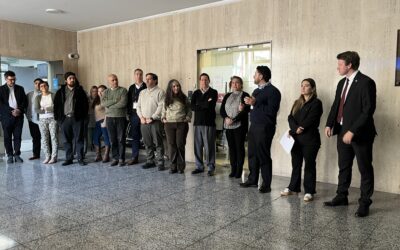 El Departamento de Prevención de Riesgos en conjunto con ACHS realizaron charla preventiva para evitar caídas y accidentes laborales en la Dirección General de Obras Públicas