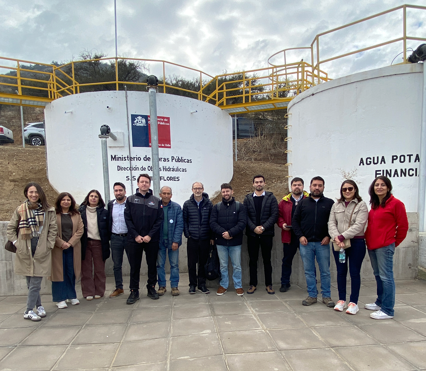 MOP y Banco Mundial visitan SSR de Curacaví en el marco del programa “Transición Hídrica de Chile”
